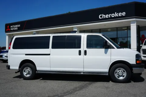 Photos of 2023 Chevrolet Express Passenger LT for sale in Canton, GA at Cherokee Mitsubishi