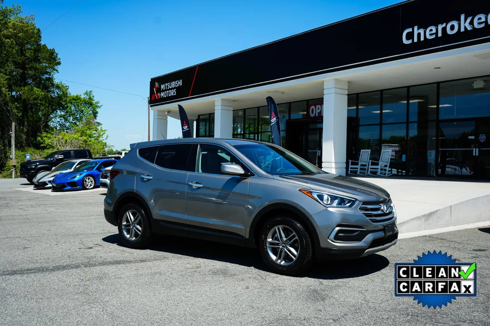 Gray 2018 Hyundai Santa Fe Sport 2.4L for sale in Canton, GA