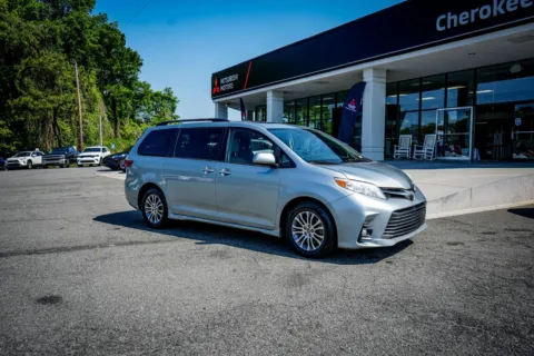 Silver 2020 Toyota Sienna XLE for sale in Canton, GA