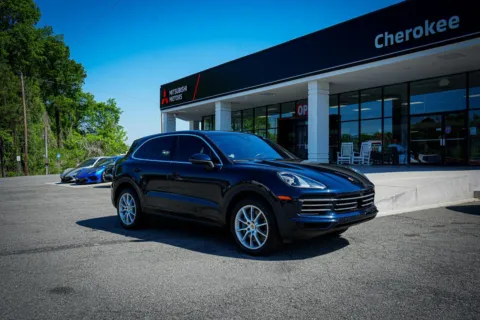 Blue 2021 Porsche Cayenne S for sale in Canton, GA