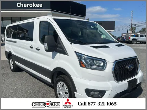 White 2023 Ford Transit Passenger Wagon XLT for sale in Canton, GA