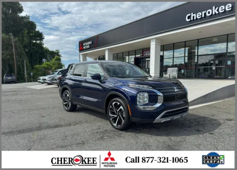Blue 2024 MITSUBISHI OUTLANDER SE S-AWC for sale in Canton, GA