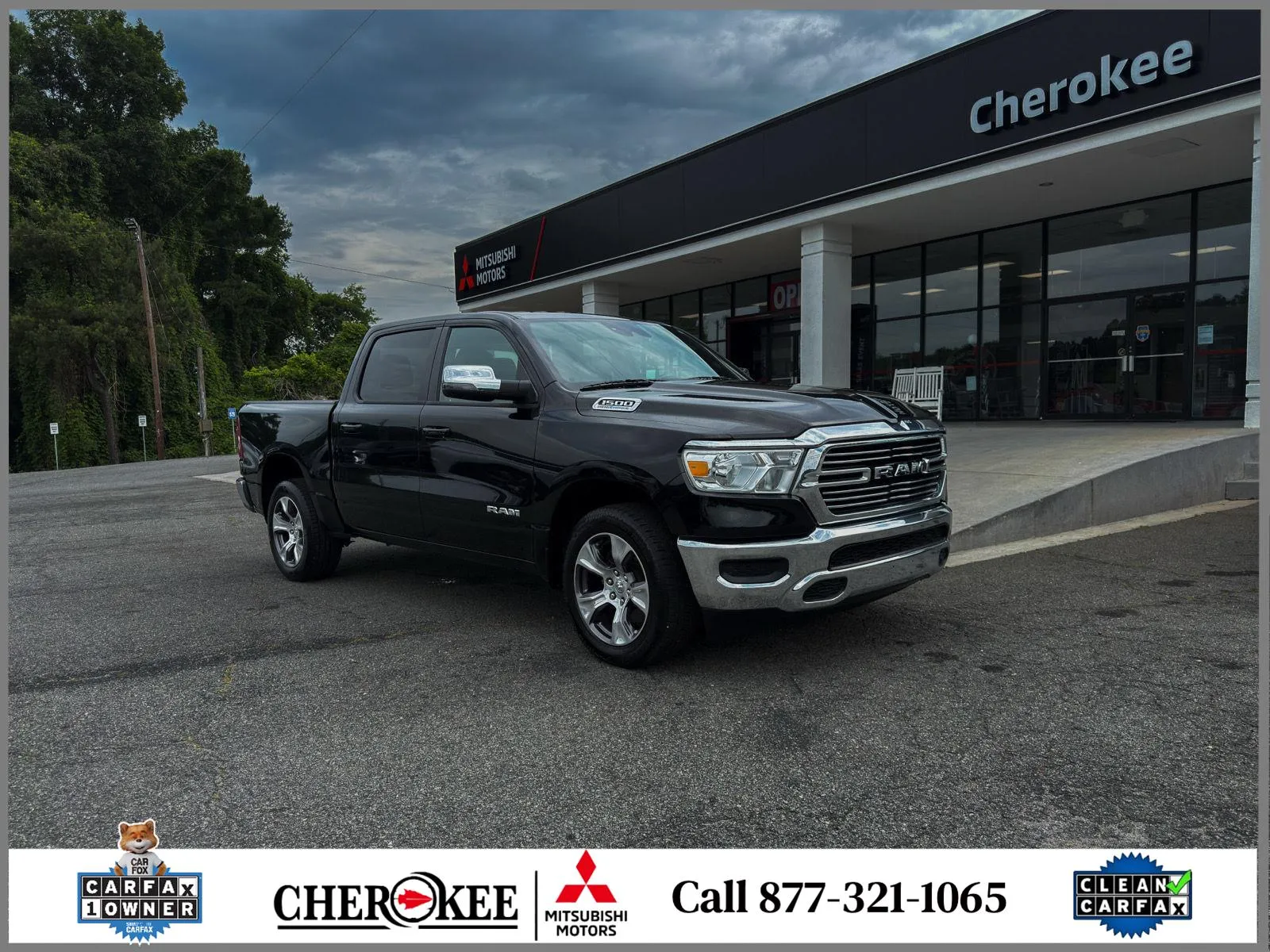 Black 2024 Ram 1500 Laramie for sale in Canton, GA