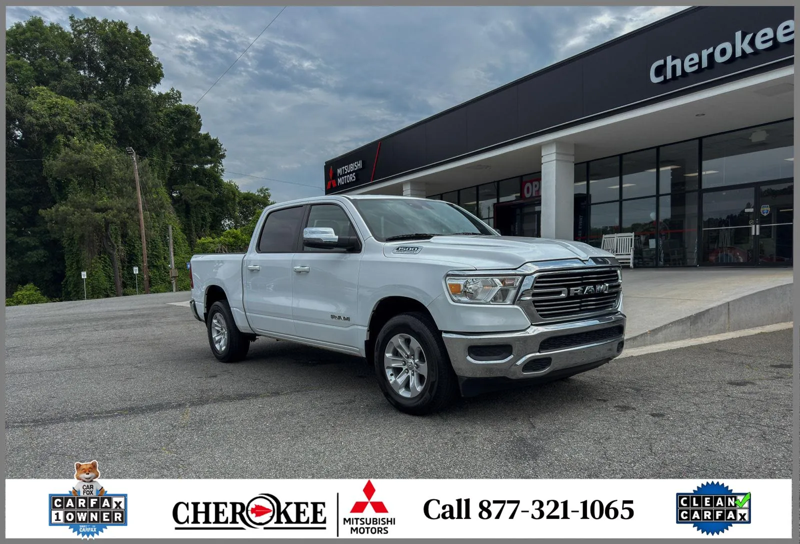 White 2024 Ram 1500 Laramie for sale in Canton, GA