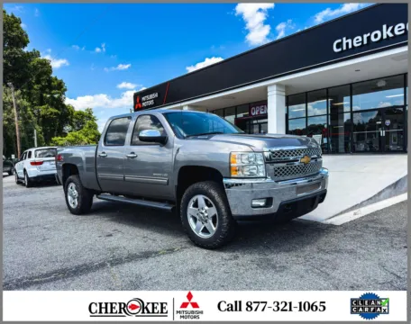 Gray 2013 Chevrolet Silverado 2500HD LTZ for sale in Canton, GA