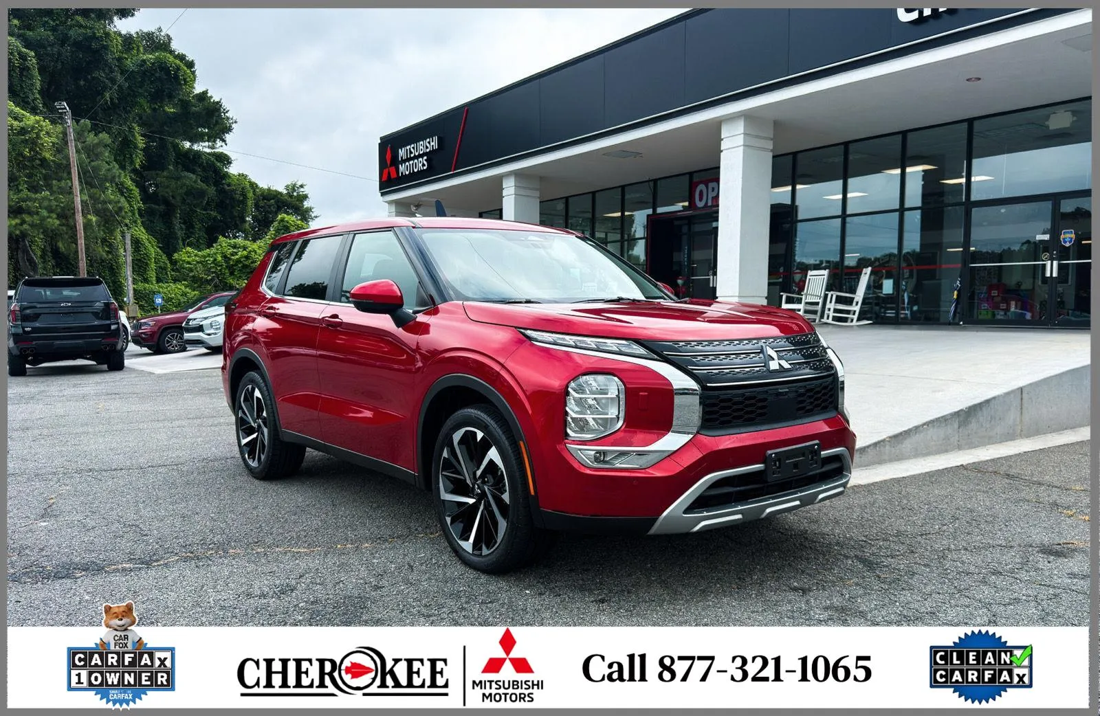 Red 2024 MITSUBISHI OUTLANDER SE S-AWC for sale in Canton, GA