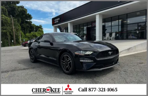 Black 2021 FORD MUSTANG for sale in Canton, GA