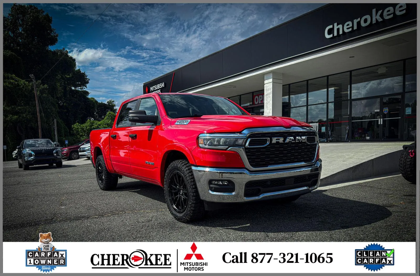 Red 2025 RAM 1500 BIG HORN 4X4 CREW CAB 5'7 for sale in Canton, GA