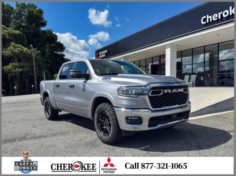 Silver 2025 RAM 1500 BIG HORN 4X4 CREW CAB 5'7 for sale in Canton, GA