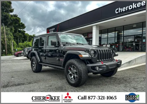 Black 2021 JEEP WRANGLER UNLIMITED RUBICON 4X4 for sale in Canton, GA