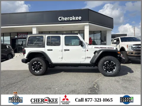 Photos of 2025 Jeep Wrangler Rubicon for sale in Canton, GA at Cherokee Mitsubishi