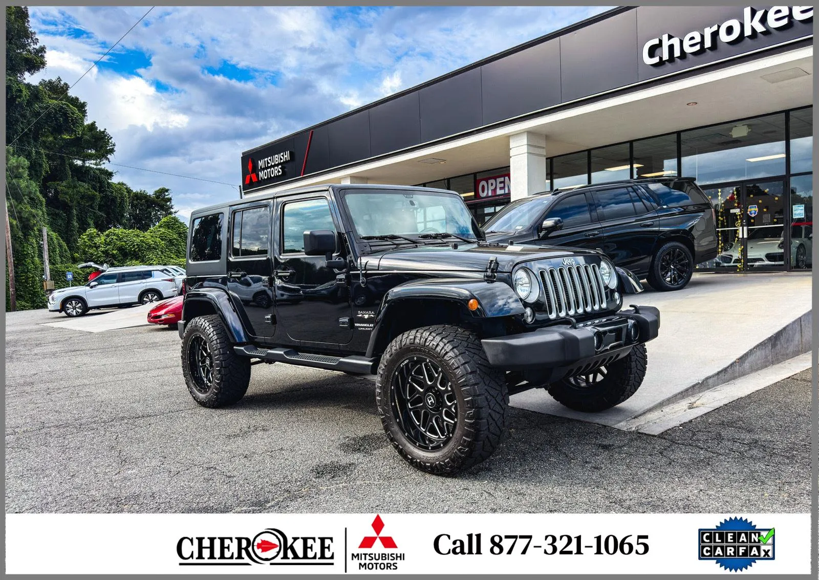 Black 2018 Jeep Wrangler JK Unlimited Sahara for sale in Canton, GA
