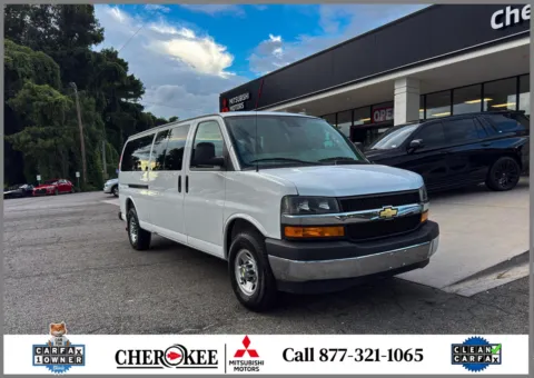 White 2024 Chevrolet Express Passenger LT for sale in Canton, GA