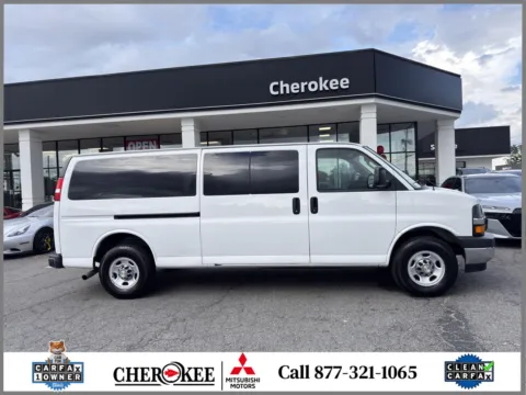Photos of 2024 Chevrolet Express Passenger LT for sale in Canton, GA at Cherokee Mitsubishi