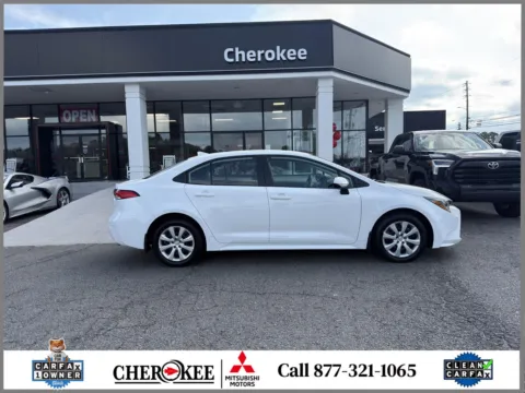 Photos of 2026 Toyota Corolla LE for sale in Canton, GA at Cherokee Mitsubishi