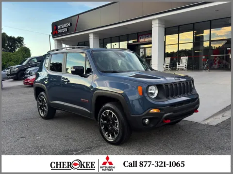 Blue 2023 Jeep Renegade Trailhawk for sale in Canton, GA