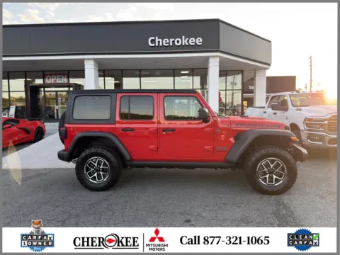 Photos of 2026 Jeep Wrangler Rubicon for sale in Canton, GA at Cherokee Mitsubishi