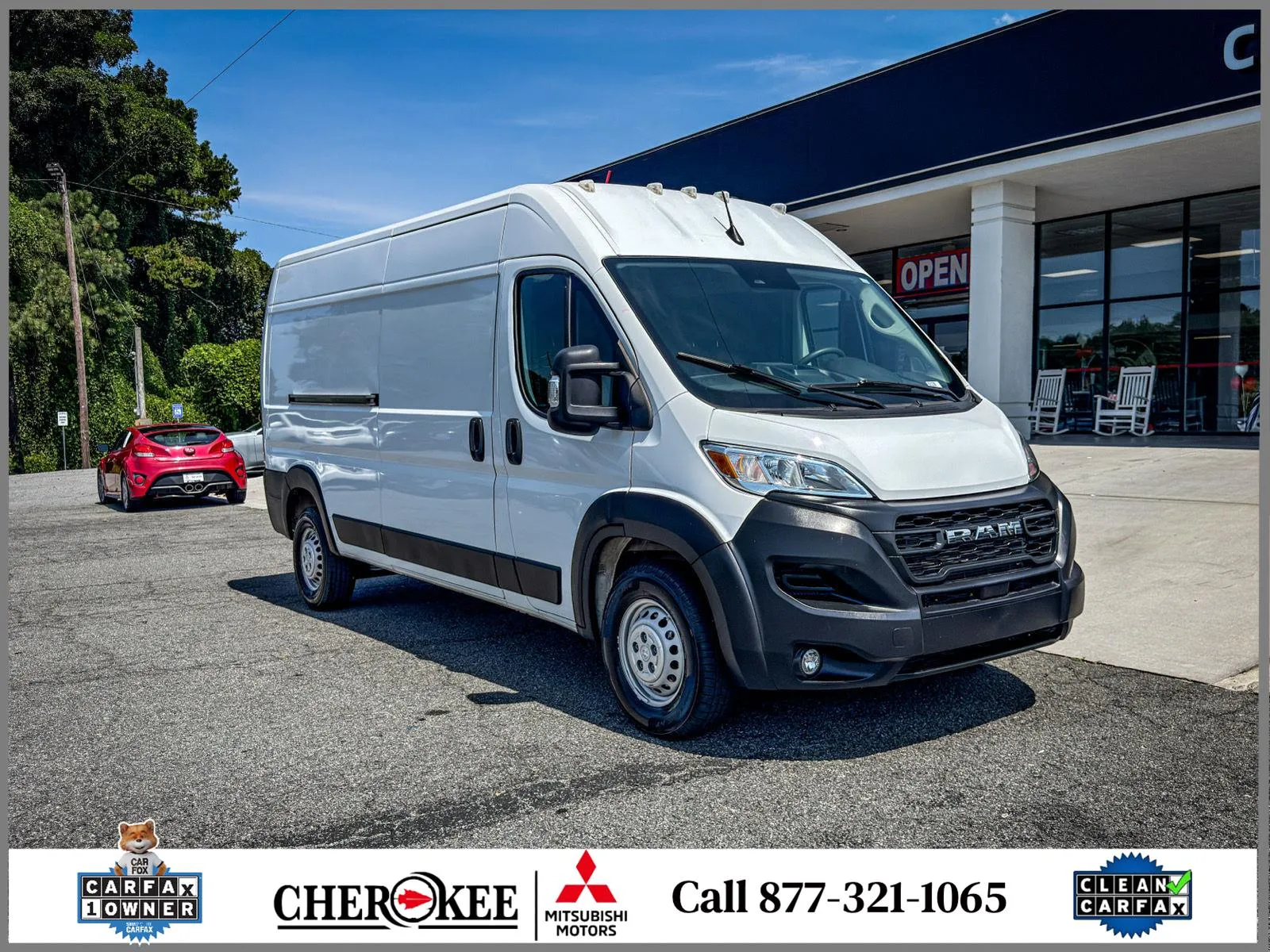 White 2025 Ram ProMaster Cargo Van Tradesman for sale in Canton, GA