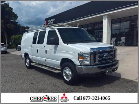 White 2009 Ford Econoline Cargo Van Commercial for sale in Canton, GA