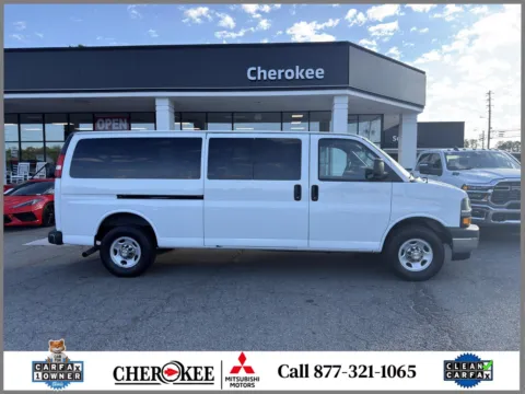 Photos of 2024 Chevrolet Express Passenger LT for sale in Canton, GA at Cherokee Mitsubishi