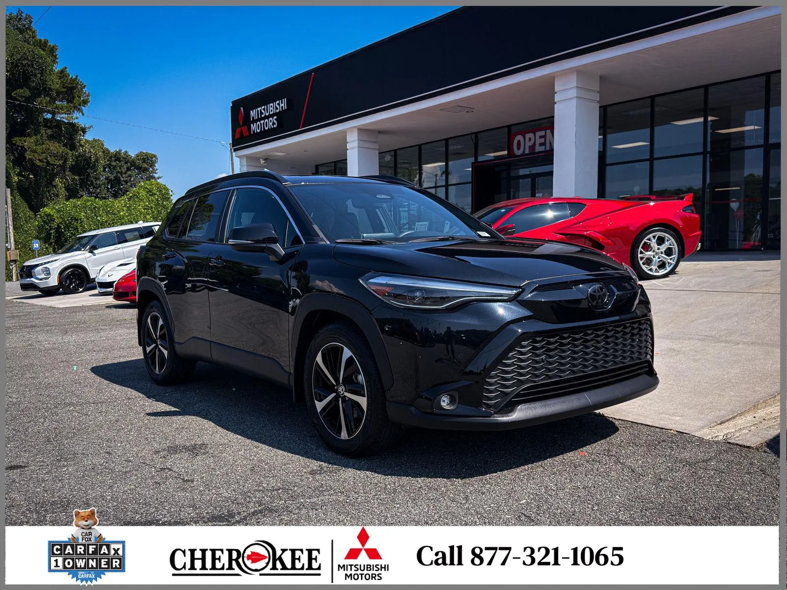 Black 2025 Toyota Corolla Cross Hybrid XSE for sale in Canton, GA