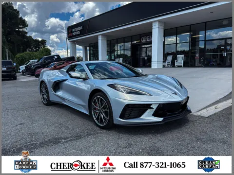 Silver 2023 Chevrolet Corvette 3LT for sale in Canton, GA