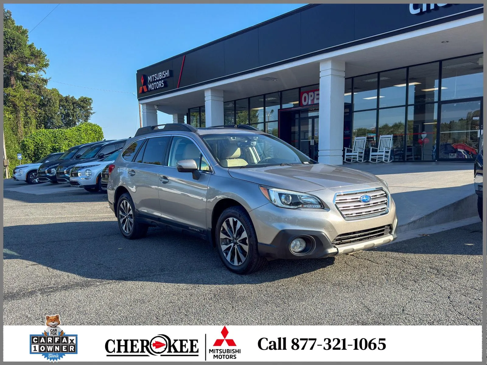 Gray 2017 Subaru Outback Limited for sale in Canton, GA