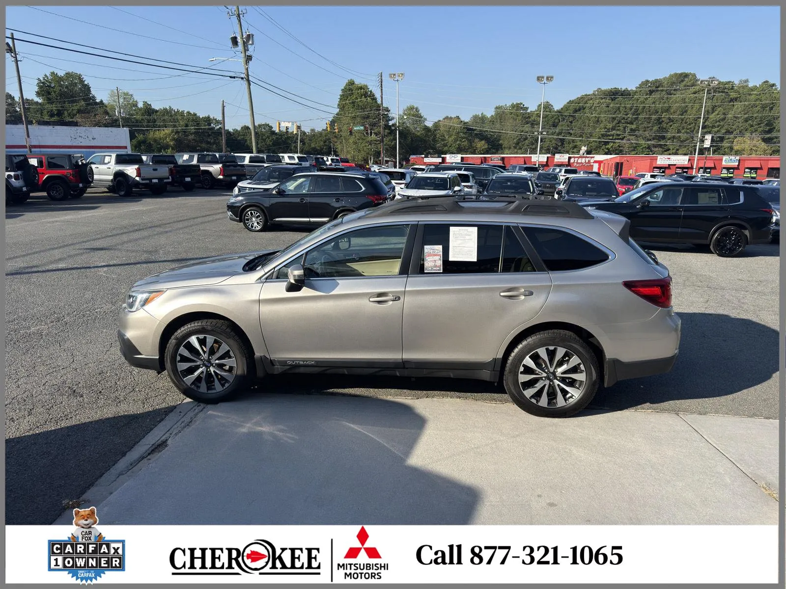Used 2017 Subaru Outback Limited with VIN 4S4BSANC5H3233986 for sale in Canton, GA