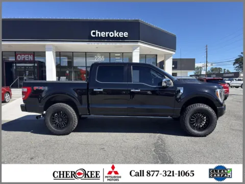 Photos of 2021 Ford F-150 Platinum for sale in Canton, GA at Cherokee Mitsubishi