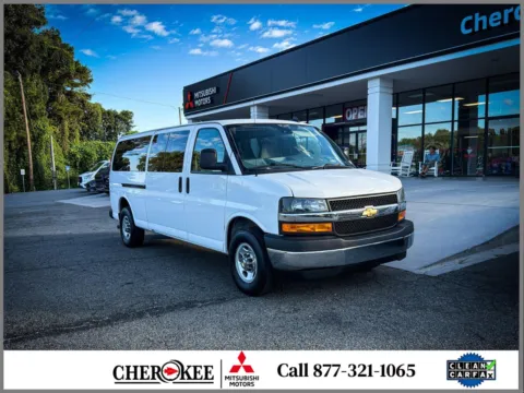 White 2023 Chevrolet Express Passenger LT for sale in Canton, GA