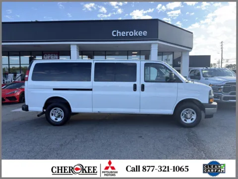 Photos of 2023 Chevrolet Express Passenger LT for sale in Canton, GA at Cherokee Mitsubishi