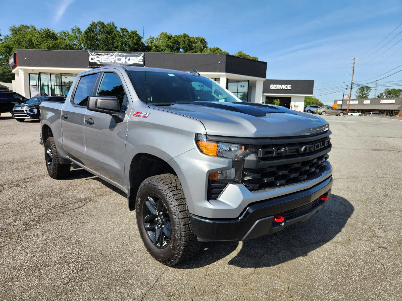 Gray 2024 Chevrolet Silverado 1500 Custom Trail Boss for sale in Canton, GA