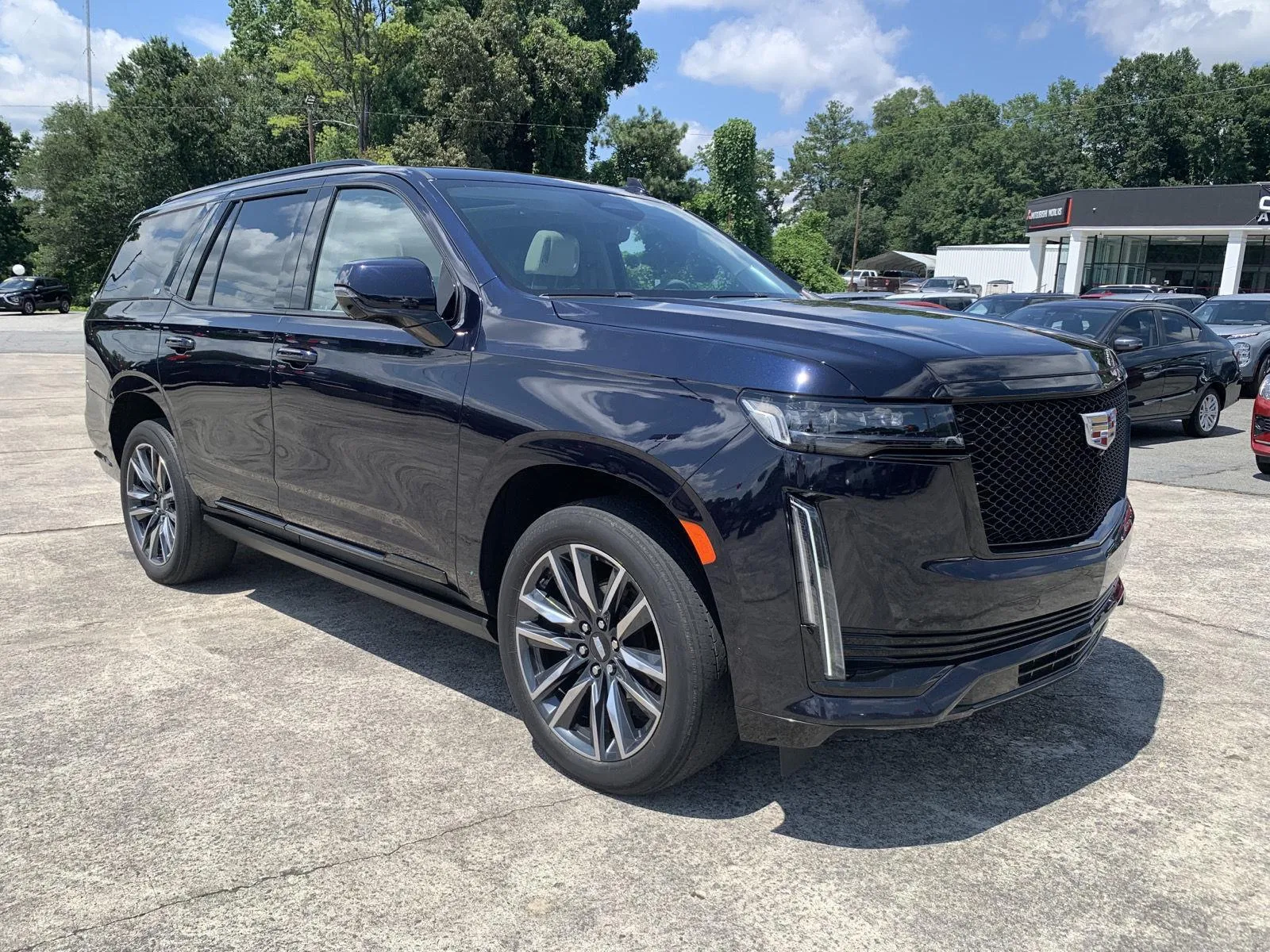 Blue 2021 Cadillac Escalade Sport Platinum for sale in Canton, GA