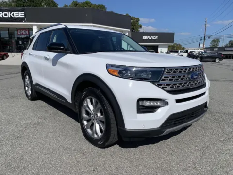 White 2024 Ford Explorer Limited for sale in Canton, GA