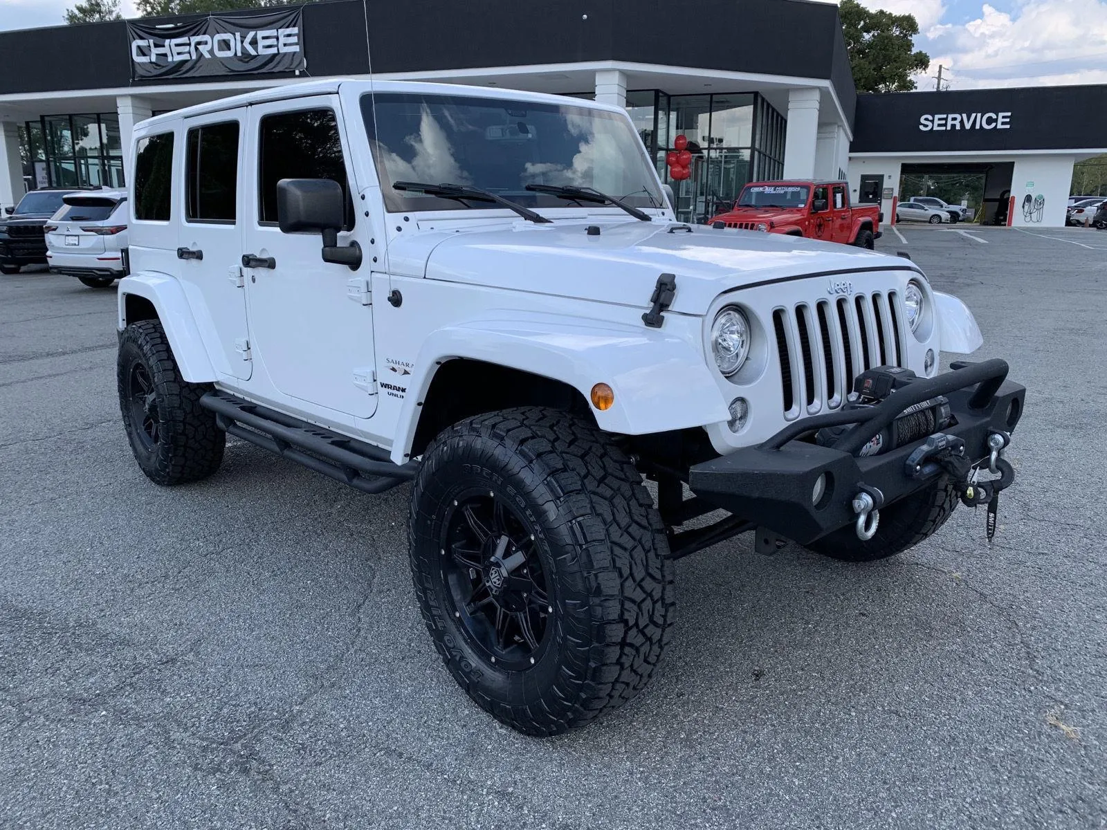 White 2017 Jeep Wrangler Unlimited Sahara for sale in Canton, GA
