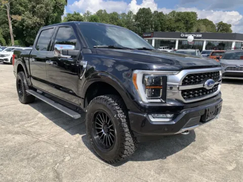 Black 2021 Ford F-150 Platinum for sale in Canton, GA