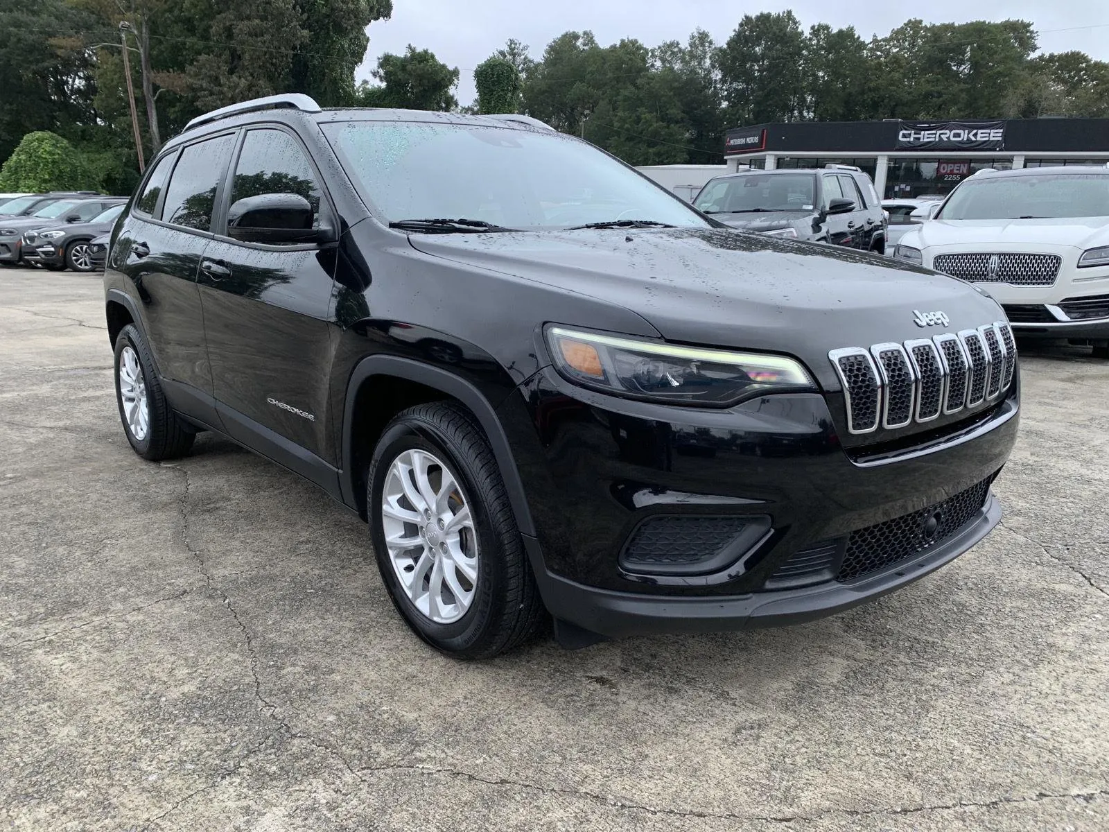 Black 2021 Jeep Cherokee Latitude for sale in Canton, GA