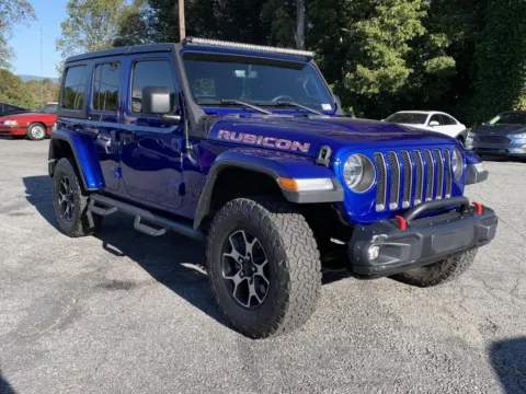 Blue 2018 Jeep Wrangler Unlimited Rubicon for sale in Canton, GA