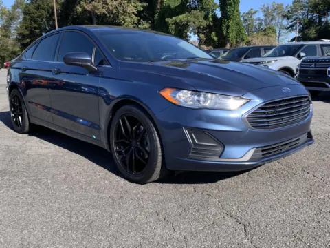 Blue 2019 Ford Fusion S for sale in Canton, GA