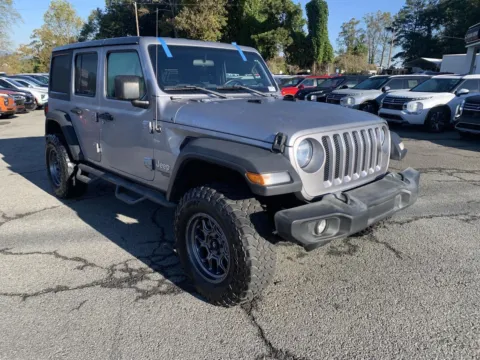 Silver 2019 Jeep Wrangler Unlimited Sport S for sale in Canton, GA