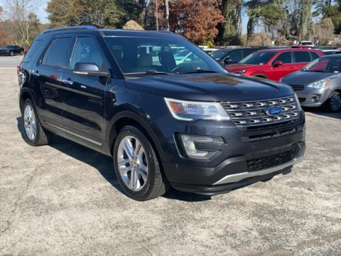 Red 2017 Ford Explorer Limited for sale in Canton, GA