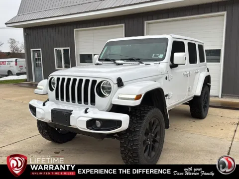 White 2021 Jeep Wrangler Unlimited Sahara High Altitude for sale in Jamestown, NY