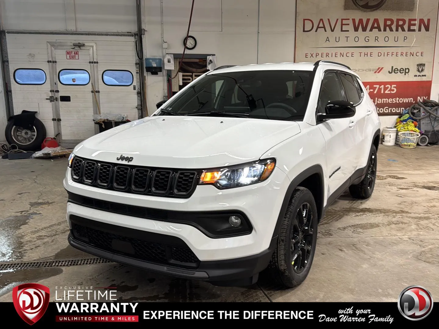 White 2026 Jeep Compass Latitude Altitude for sale in Jamestown, NY