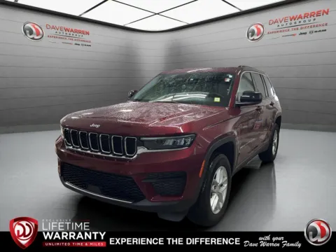 Red 2023 Jeep Grand Cherokee Laredo X for sale in Jamestown, NY