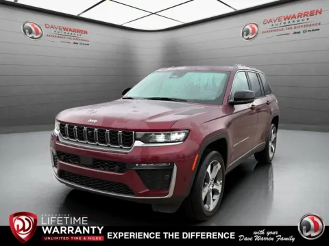 Red 2026 Jeep Grand Cherokee Limited for sale in Jamestown, NY