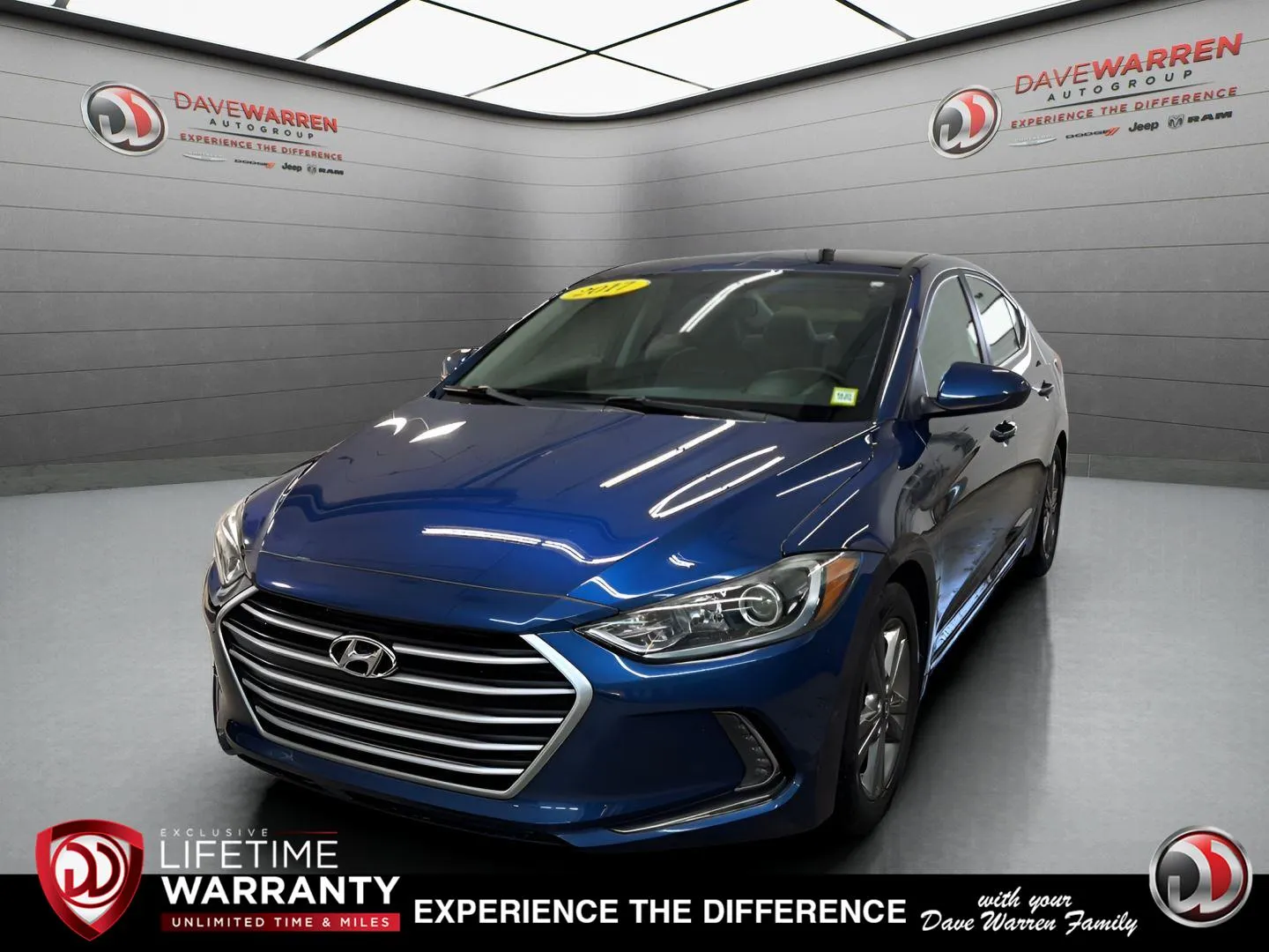 Blue 2017 HYUNDAI ELANTRA SE for sale in Jamestown, NY