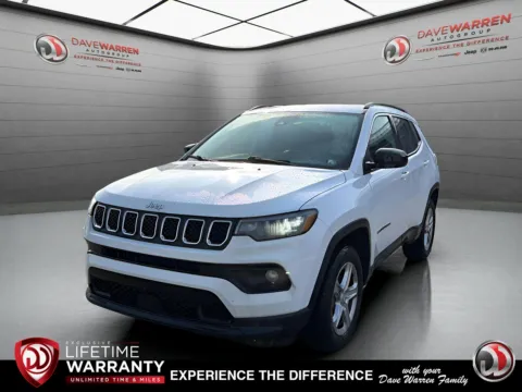 White 2023 Jeep Compass Latitude for sale in Jamestown, NY