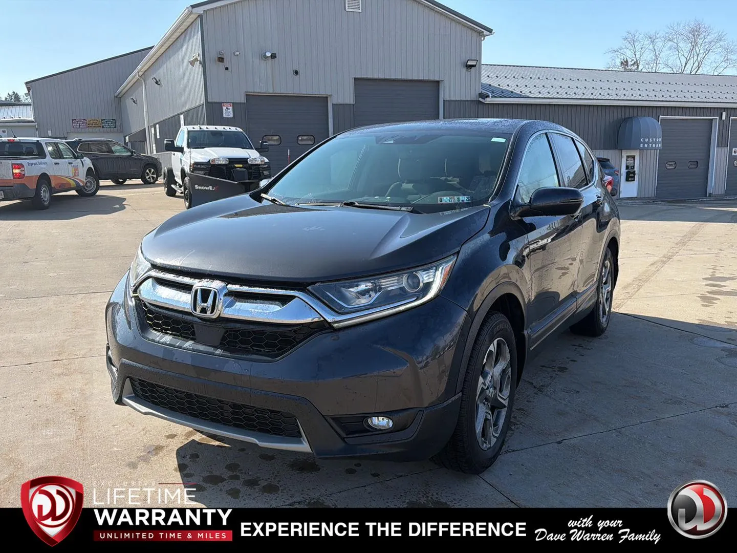 Blue 2017 HONDA CR-V EX for sale in Jamestown, NY