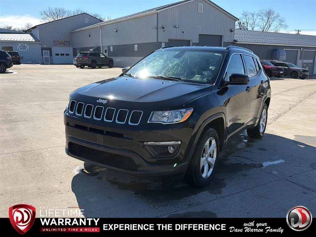 Black 2017 Jeep Compass Latitude for sale in Jamestown, NY