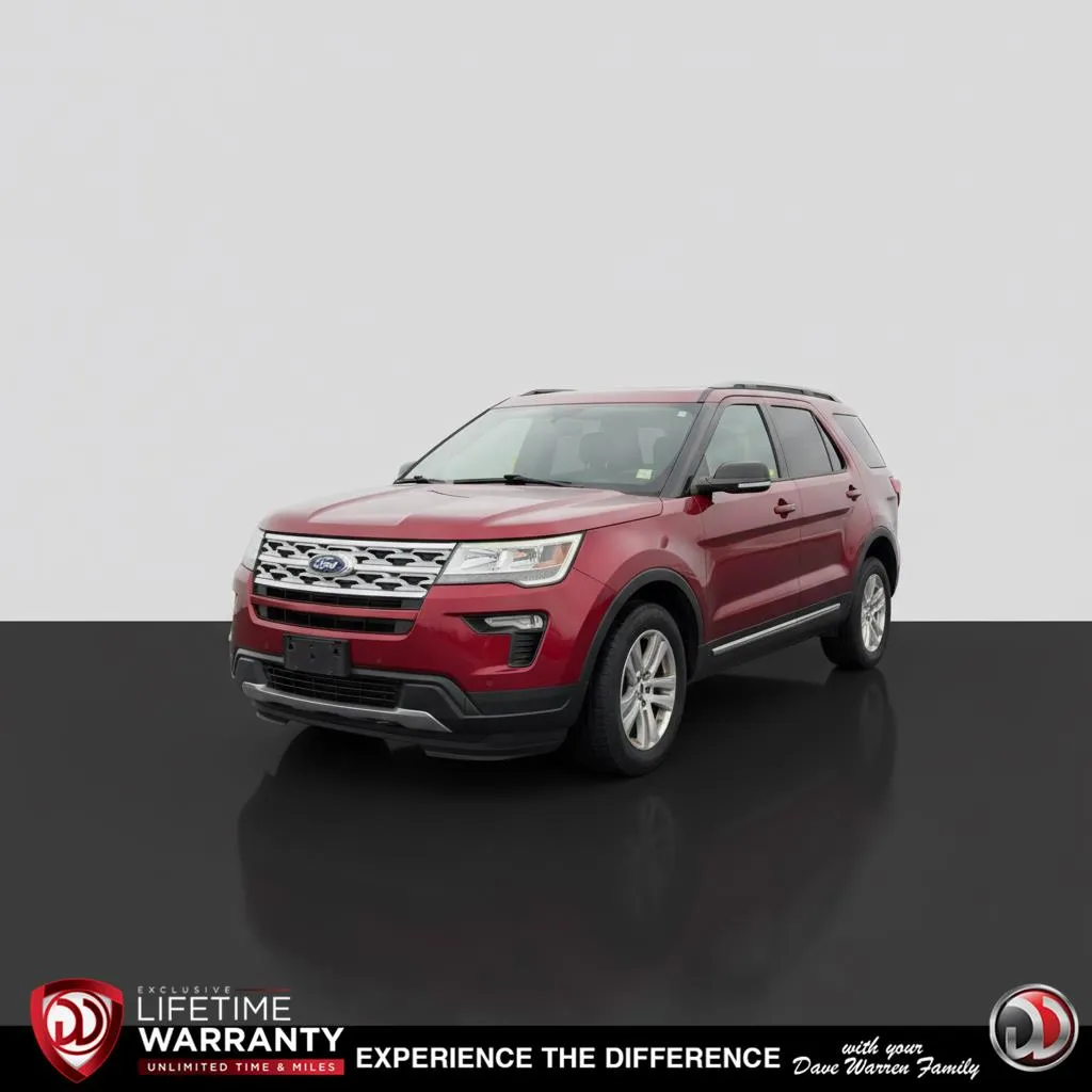 Red 2019 Ford Explorer XLT for sale in Jamestown, NY